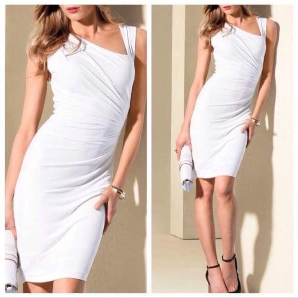Victoria Secret White Dress w/ Gold Zipper Size M
